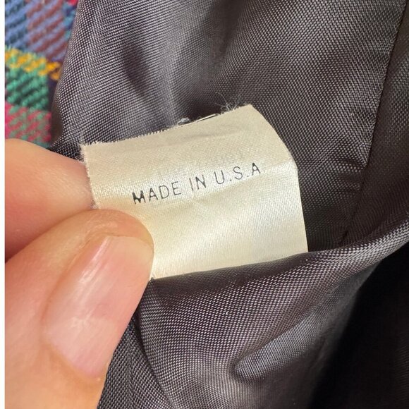 Vintage Doncaster Sport Plaid Wool Blend Jacket Size 6 Made in USA - Picture 4 of 10